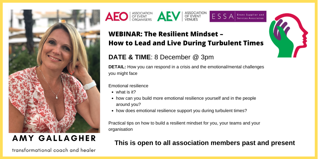 WEBINAR: The Resilient Mindset – How to Lead & Live During Turbulent Times